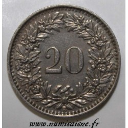 SWITZERLAND - KM 29 a - 20 RAPPEN 1939 B - LIBERTAS