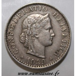 SWITZERLAND - KM 29 a - 20 RAPPEN 1939 B - LIBERTAS