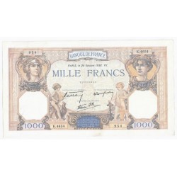 FAY 38/30 - 1000 FRANCS...