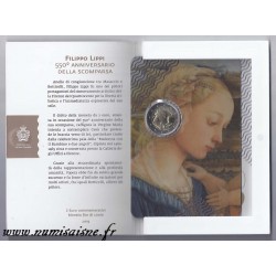 SAINT-MARIN - 2 EURO 2019 - 550ème Anniversaire de la mort de Filippo Lippi