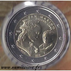 SAINT-MARIN - 2 EURO 2019 - 550ème Anniversaire de la mort de Filippo Lippi