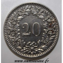 SCHWEIZ - KM 29 - 20 RAPPEN 1925 B