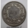 SWITZERLAND - KM 29 - 20 RAPPEN 1908 B