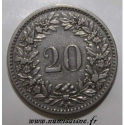 SUISSE - KM 29 - 20 RAPPEN 1919 B