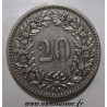 SUISSE - KM 29 - 20 RAPPEN 1919 B