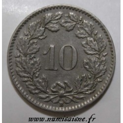 SWITZERLAND - KM 27 - 10 RAPPEN 1925 B