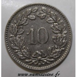 SCHWEIZ - KM 27 - 10 RAPPEN 1914 B