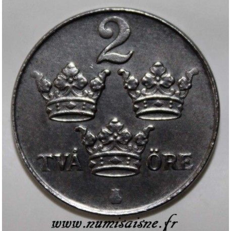 SWEDEN - KM 811 - 2 ORE 1950 - GUSTAF V