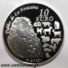 FRANCE - KM 2268 - 10 EURO 2015 - ANNÉE DE LA CHÈVRE - OCCASION