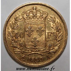 FRANCE - KM 721 - 40 FRANCS 1830 A - Paris - CHARLES X