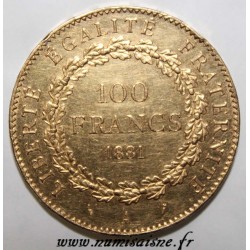 FRANKREICH - KM 832 - 100 FRANCS 1881 A