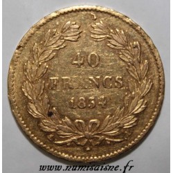 FRANKREICH - KM 747 - 40 FRANCS 1834 A - LOUIS PHILIPPE 1er