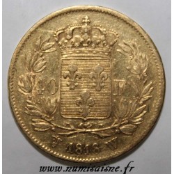 FRANCE - KM 712 - 40 FRANCS 1818 W - Lille - LOUIS XVIII