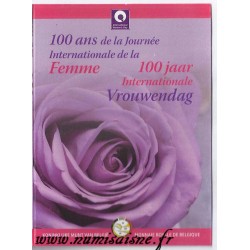 BELGIEN - KM 308 - 2 EURO 2011 - 100 JAHRE INTERNATIONALER FRAUENTAG