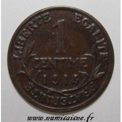 FRANCE - KM 840 - 1 CENTIME 1914 - TYPE DUPUIS