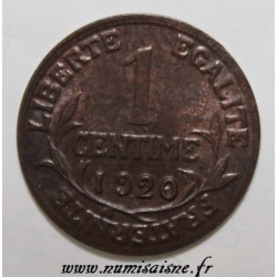 FRANCE - KM 840 - 1 CENTIME 1920 - TYPE DUPUIS