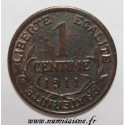 GADOURY 90 - 1 CENTIME 1911 - TYPE DUPUIS - KM 840
