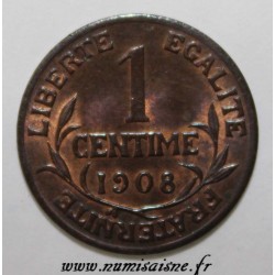 GADOURY 90 - 1 CENTIME 1908 - TYPE DUPUIS - KM 840