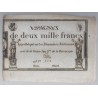 ASSIGNAT DE 2 000 FRANCS - 07/01/1795 - DOMAINES NATIONAUX