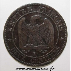 FRANCE - KM 776 - 2 CENTIMES 1854 B - Rouen - NAPOLÉON III