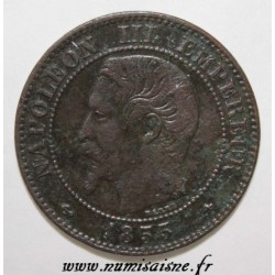 FRANCE - KM 776 - 2 CENTIMES 1855 BB - Strasbourg - NAPOLEON III