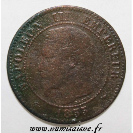 FRANKREICH - KM 776 - 2 CENTIMES 1855 MA - Marseille - NAPOLEON III