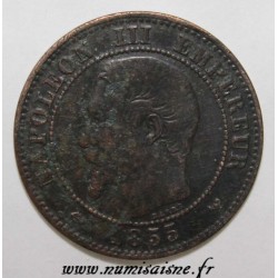 FRANKREICH - KM 776 - 2 CENTIMES 1855 W - Lille - NAPOLEON III