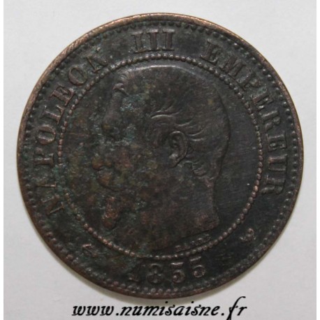 FRANKREICH - KM 776 - 2 CENTIMES 1855 W - Lille - NAPOLEON III