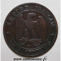 FRANCE - KM 776 - 2 CENTIMES 1857 B - Rouen - TYPE NAPOLEON III