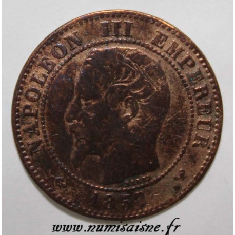 FRANCE - KM 776 - 2 CENTIMES 1857 W - Lille - TYPE NAPOLEON III