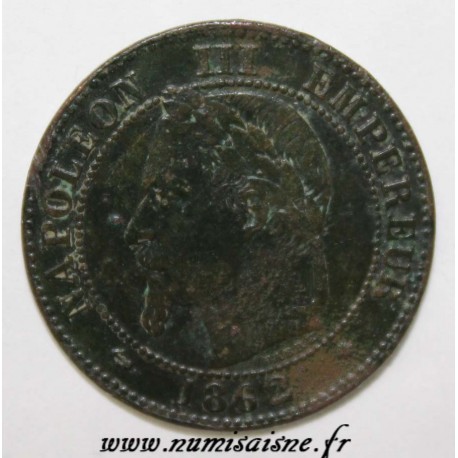 FRANKREICH - KM 796 - 2 CENTIMES 1862 A - Paris - NAPOLEON III