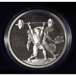 GREECE - KM 202 - 10 EURO 2004 - WEIGHTLIFTING