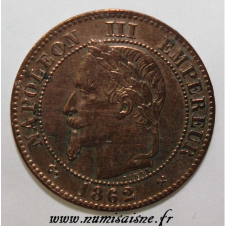 GADOURY 104 - 2 CENTIMES 1862 K - Bordeaux - TYPE NAPOLEON III - KM 796