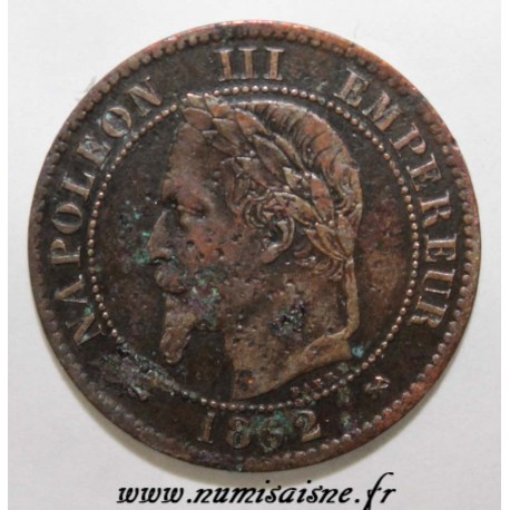 FRANCE - KM 796 - 2 CENTIMES 1862 K - Bordeaux - TYPE NAPOLEON III