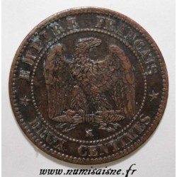 FRANCE - KM 796 - 2 CENTIMES 1862 K - Bordeaux - TYPE NAPOLEON III