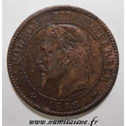 FRANCE - KM 796 - 2 CENTIMES 1862 K - Bordeaux - TYPE NAPOLEON III