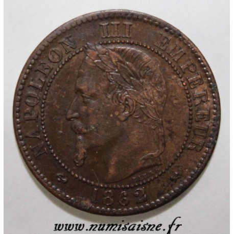 FRANKREICH - KM 796 - 2 CENTIMES 1862 K - Bordeaux - TYP NAPOLEON III