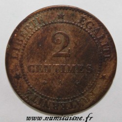 FRANCE - KM 827 - 2 CENTIMES 1879 A - Paris - TYPE CERES