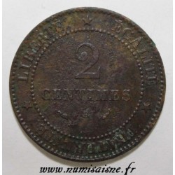 FRANKREICH - KM 827 - 2 CENTIMES 1889 A - Paris - TYP CERES