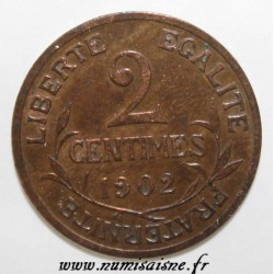 FRANKREICH - KM 841 - 2 CENTIMES 1902 - TYPE DUPUIS