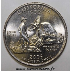 ETATS UNIS - KM 370 - 1/4 DOLLAR 2005 P - CALIFORNIE