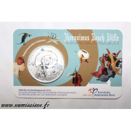 NETHERLANDS - KM 373 - 5 EURO 2016 - 500 years since the death of painter Jérôme Bosch