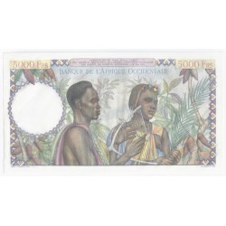 AFRIQUE OCCIDENTALE FRANÇAISE - PICK 43.2 - 5.000 FRANCS - 22/12/1950