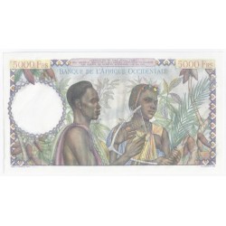 FRENCH WEST AFRICA - PICK 43.2 - 5.000 FRANCS - 22/12/1950