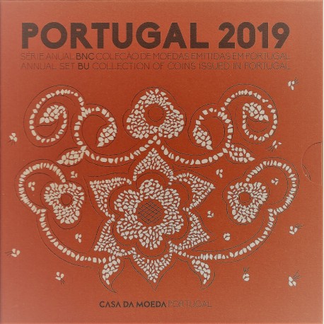 PORTUGAL - 3.88 € - MINTSET BU 2019 - 8 COINS