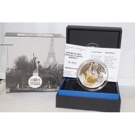 FRANCE - 10 EURO 2017 - STATUE OF LIBERTY - SECOND HAND