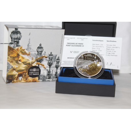 FRANCE - 10 EURO 2018 - PONT ALEXANDRE III - OCCASION