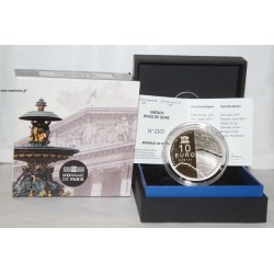 FRANCE - 10 EURO 2017 - ASSEMBLÉE NATIONALE ET PLACE DE LA CONCORDE - OCCASION