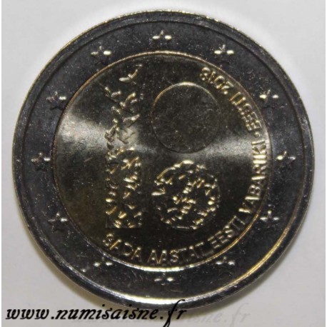 ESTONIE - 2 EURO 2018 - 100ème Anniversaire de la République d'Estonie