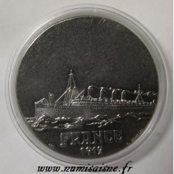 FRANCE - MÉDAILLE - BATEAU -  LE FRANCE - 1912 - TRANSATLANTIQUE